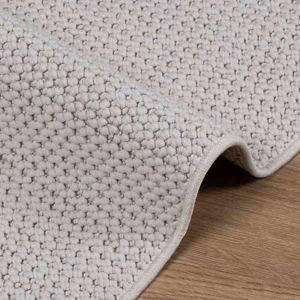 vidaXL Rektangulär Ytmatt LUGO Kräm 200 x 80 cm Polyester 42022675