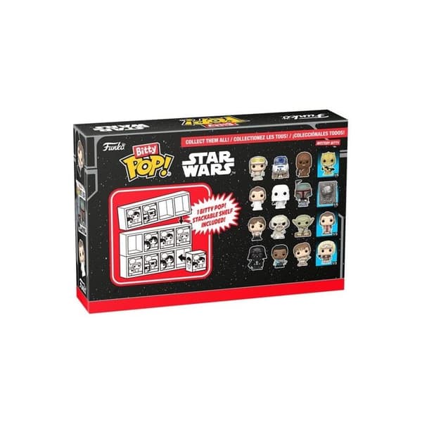 Pack 4 Funko Bitty Pop Star Wars S2 Luke Figurer
