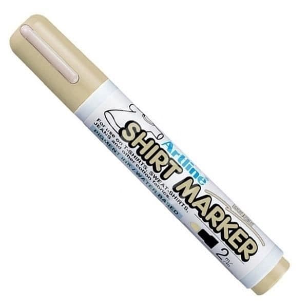 Artline tygmarkör - Beige - Paket med 4 st.
