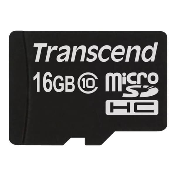 Transcend 16GB Class 10 microSDHC Flash-minneskort