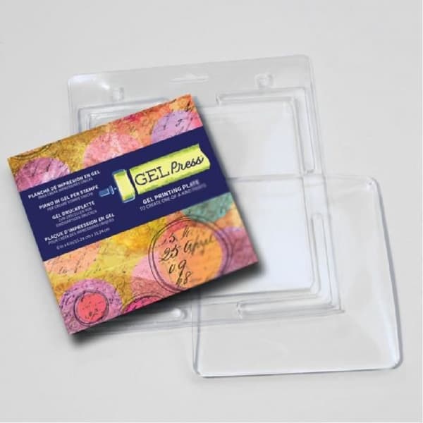 Square Gel press tryckplatta (15,24x15,24cm)