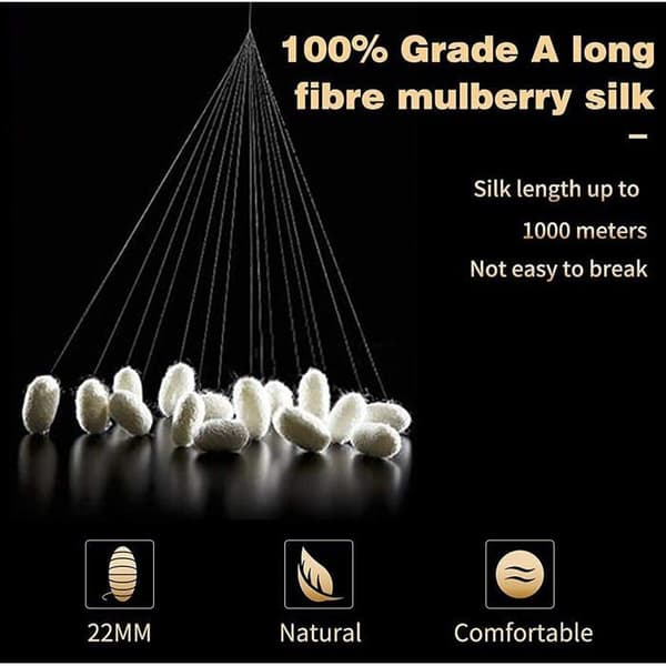 Sovsäck - RUIPTSKE - 22 Mommes - 65x65cm - Vit - Certifierad Oeko-TEX®
