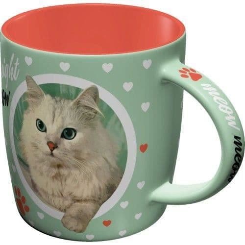 Retro mugg "Kattälskare" NOSTALGISK KONST