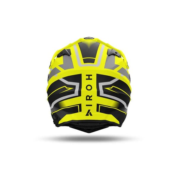 Airoh Commander 2 motorcykelhjälm - Gul - 3XL (64 cm)