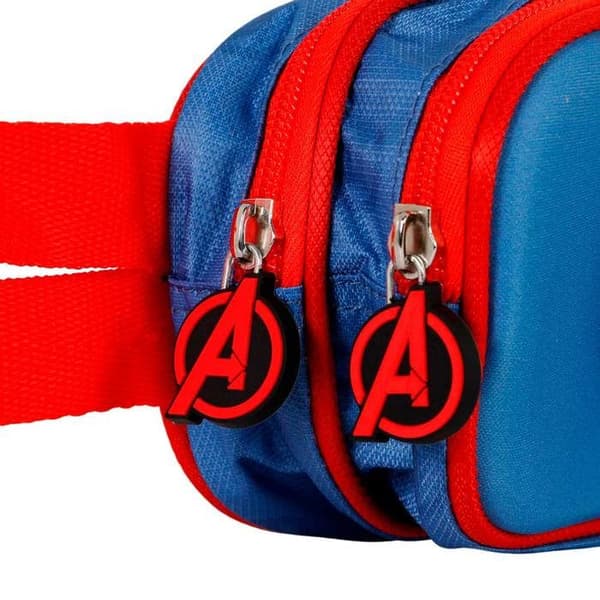 Trousse Dubbel 3D - Captain America Bobblehead - Blå - One Size