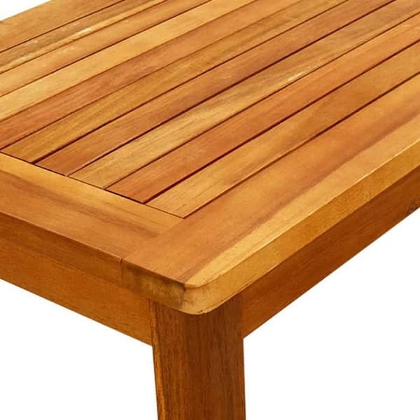 vidaXL Trädgårdssoffbord 70x40x36 cm Solid akaciaträ 316399