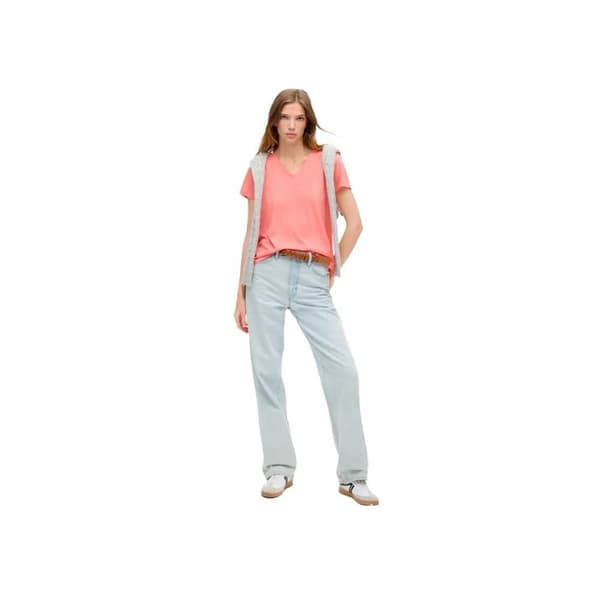 T-shirt Superdry Dam Oversize Rosa Bomull