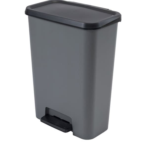 Pedalhink - CURVER - COMPATTA - 50 L - Grafitgrå - Polypropen
