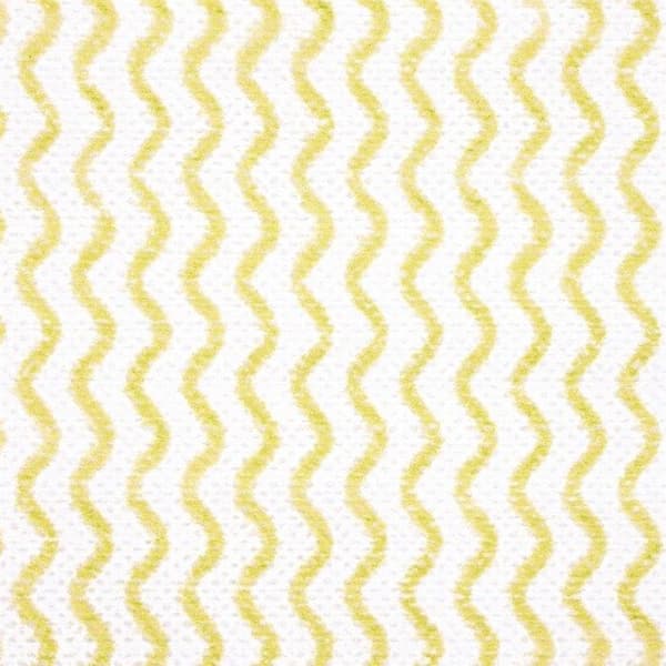 Gul non-woven chiffon - Rulle med 100 chiffoner - Jantex