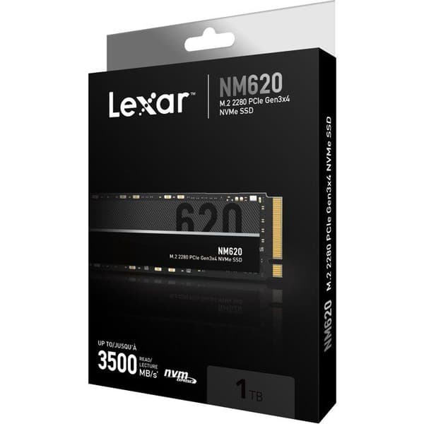 LEXAR - NM620 - SSD-hårddisk - 2 To - M.2 2280 PCIe Gen 3x4