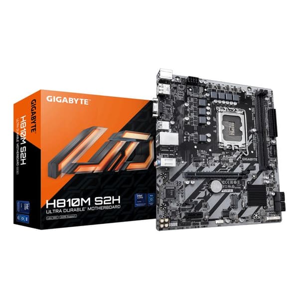 Moderkort - GIGABYTE - H810M S2H - Format Micro-ATX - Chipset Intel H810 - DDR4
