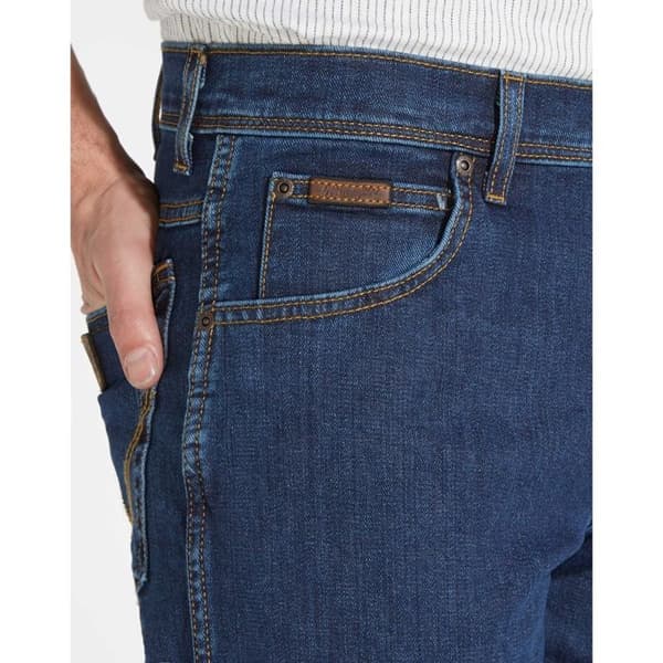 Jeans Wrangler Texas Stretch Darkstone - blå