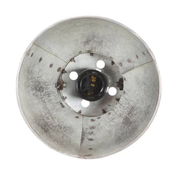Vägglampa - vidaXL - Silver - 45x25 cm - E27 - Industriell stil