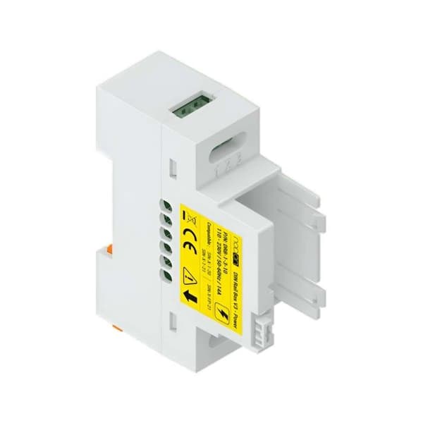 DIN-skena V3 Version Power-hölje för elektriska moduler 14A IP20 NODON Vit