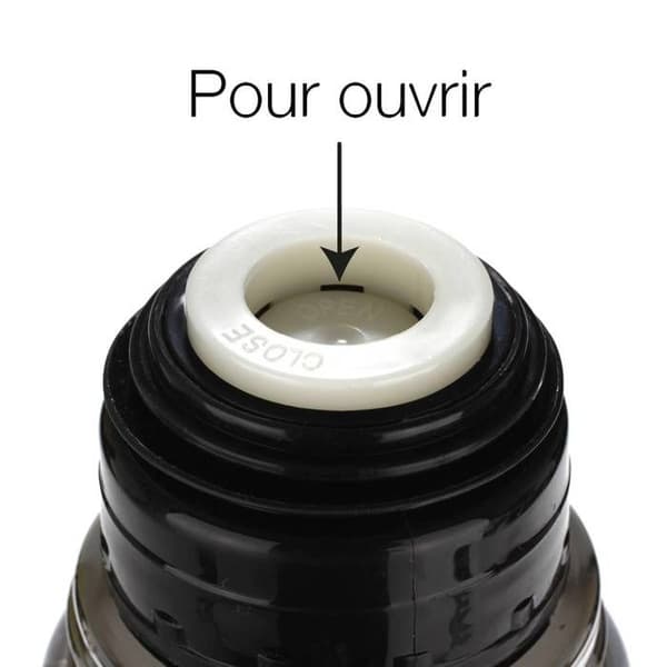Isolerande flaska - Röd - 0,5L - Rostfritt stål - Polypropen - Silikon