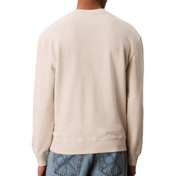 Sweat Écru Man Calvin Klein 350terry Monog