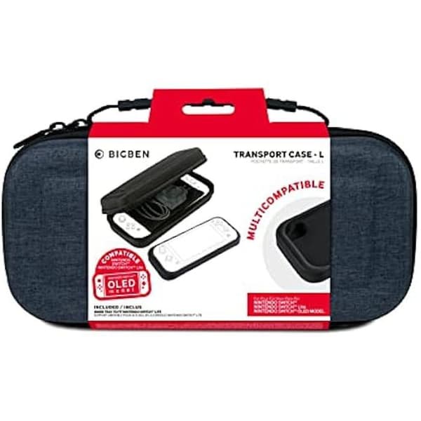 Hårdhylster för Nintendo Switch - Nacon - Grå - Förvaring för Konsol och Joy-Cons