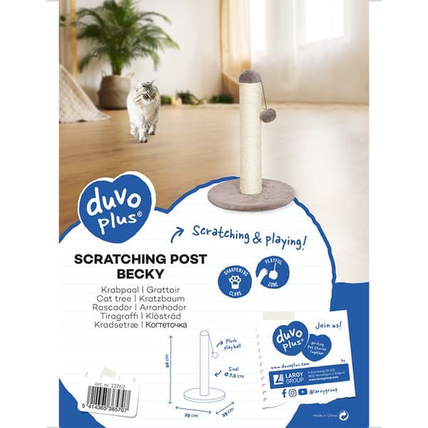 Duvoplus Becky kattskrapstolpe