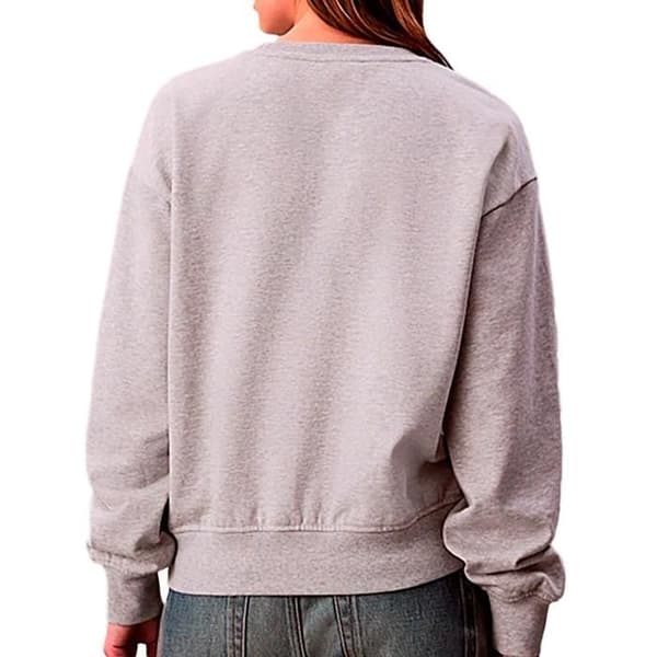 Sweatshirt Grå Dam Calvin Klein Jeans Arkiv Logotyp