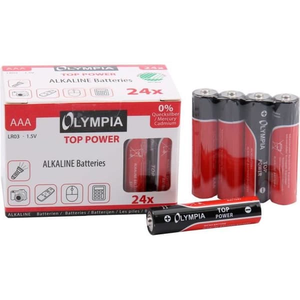 OLYMPIA 40180 AAA ALKALINT BATTERI