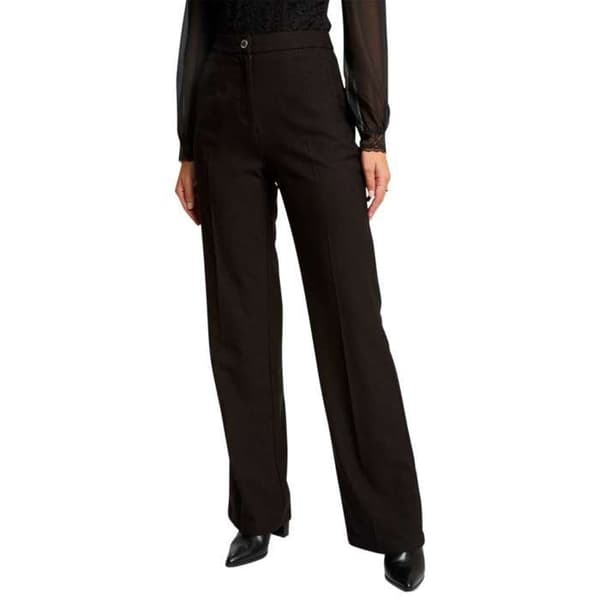 Högmidjade bootcut byxor
