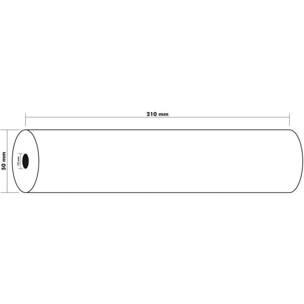 Exacompta 6x Faxrulle 210x50 mm termopapper 55g/m2 Vit 40925E