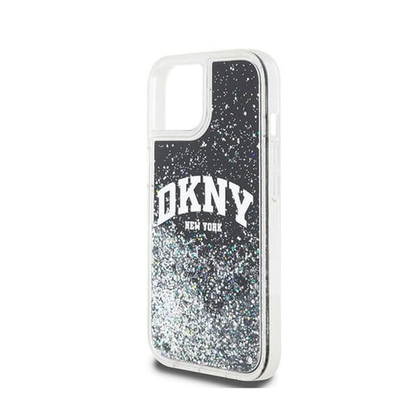 Mobilskal - DKNY - iPhone 15 Plus / 14 Plus - Svart - Glitter - Flexibel