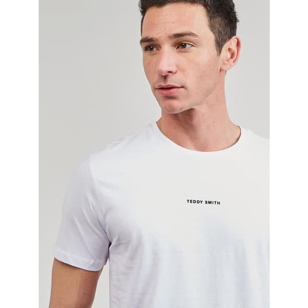 T-shirt Vit Herr Teddy Smith Soy