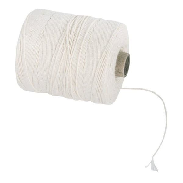 Virkgarn 1mm 220m, vit