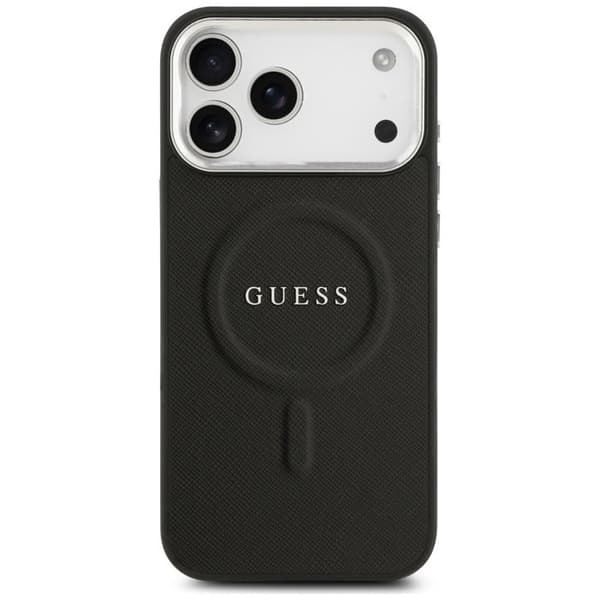 Guess hårdskal Classic Logo MagSafe för iPhone 17 Pro Max - Svart