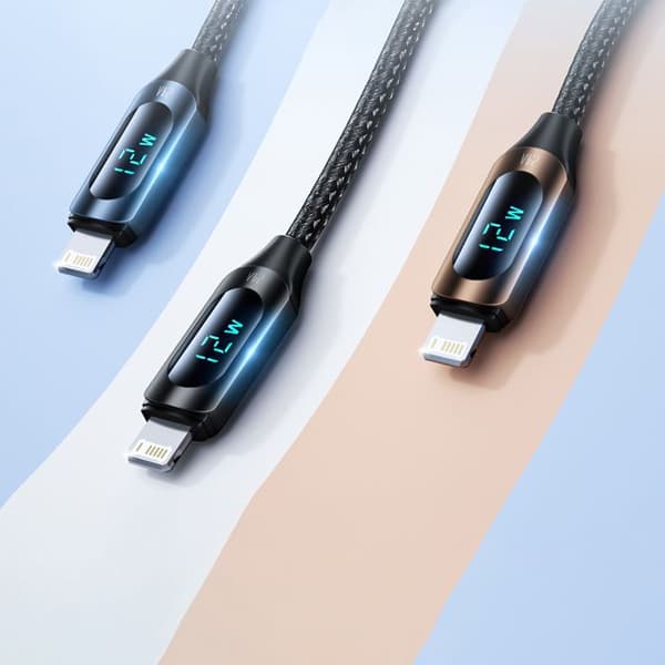 Laddare - Wozinsky - 1022013 - USB-A - Lightning 2m - Svart