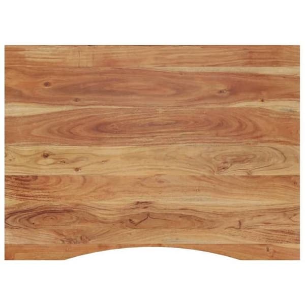 vidaXL Bordsskiva 100x80x2,5 cm rektangulär massiv akaciaträ 370175