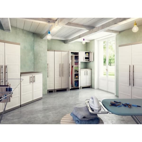 KETER | EXCELLENCE UTILITY CABINET, Sand/Jord, 65 x 45 x 182 cm