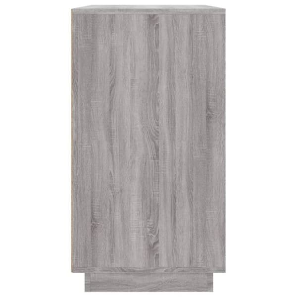 vidaXL Skänk Sonoma Grå 80x34x75 cm Konstruerat trä 819890