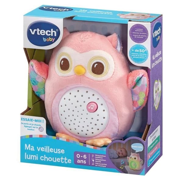 VTECH MA VEILLEUSE LUMI CHOUETTE ROSA