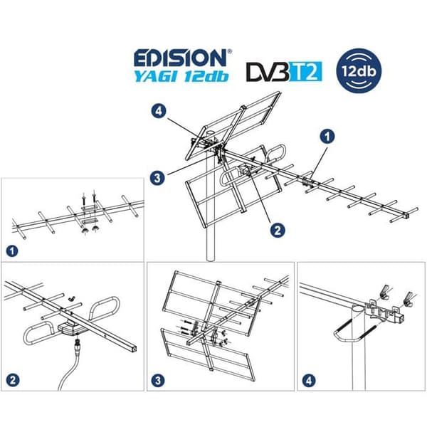 Antenna (ej parabol) Edision - 26-00-0002