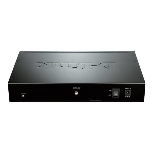 Switch - D-Link - DGS-1210-08P - 8 Gigabit-portar - PoE - Rackmonterbar