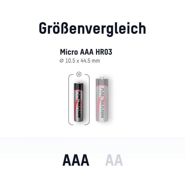 Ansmann Micro AAA LR03 100er Box Batteri LR3 (AAA) alkalisk 1,5 V 100 st.