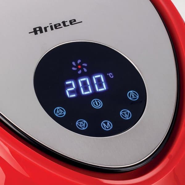 Luftfritös - ARIETE - MAX 2,5 KG - Röd - 1800W - 5,5L - 7 program