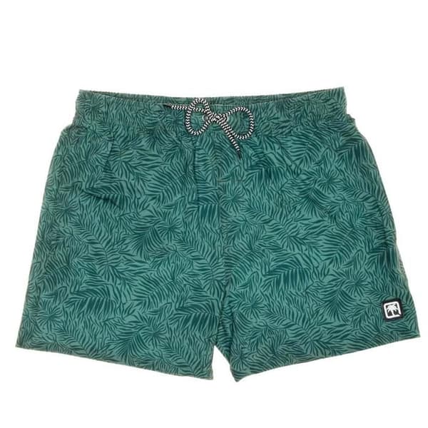 Grön tryckt badshorts för män Sun project 3055