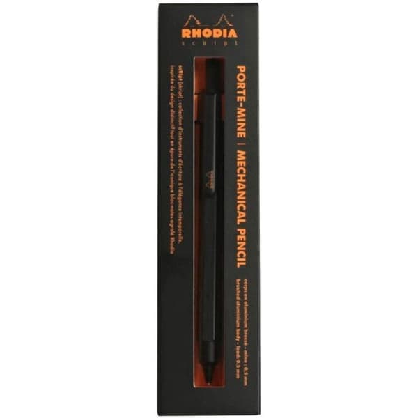 Rhodia Script Blyertspenna 0,5 mm Svart