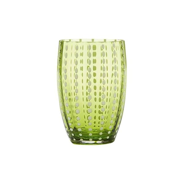 ZAFFERANO Perle 6 äppelgröna glasögon