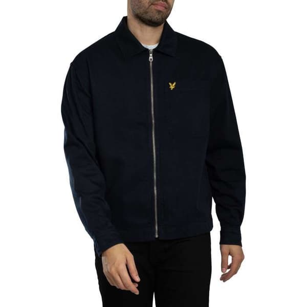 Enzymtvättad Ziptröja - Lyle & Scott