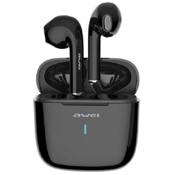 Bluetooth-hörlurar - AWEI - T26 TWS - Svart - Autonomi 300h - In-Ear