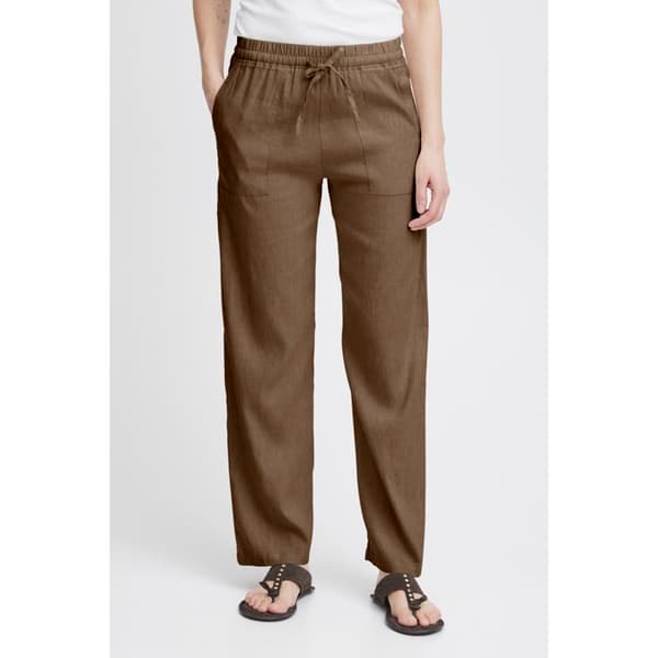 Byxor med vida ben dam Pulz Jeans Luca
