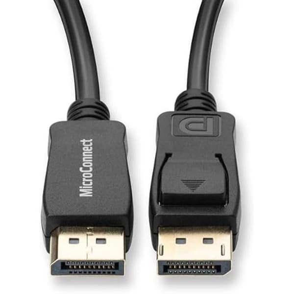 DisplayPort 1.2-kabel - MICROCONNECT - 3 m - 4K - Svart