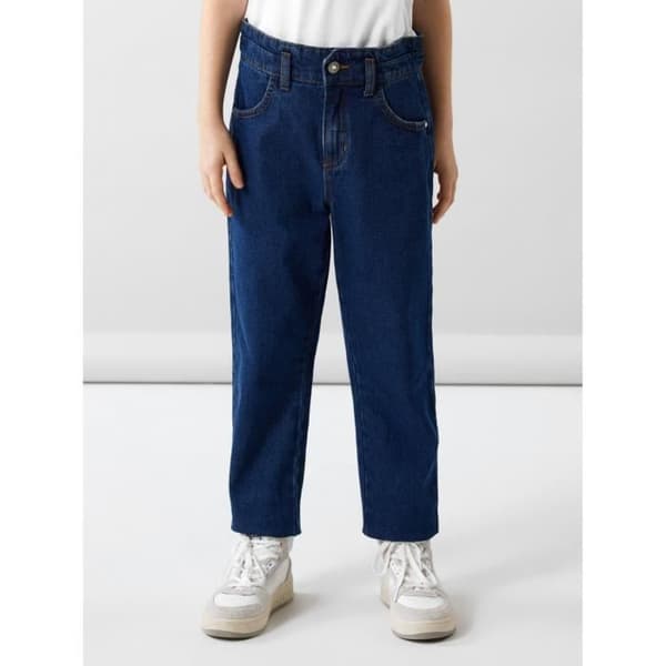 Jeans flicka Name it Bella 1092-DO - mörkblå denim - 6 år