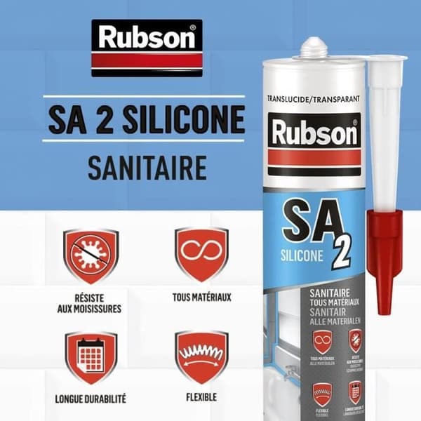 Tätningsmedel SA2 - Rubson - Professionell - Transparent - 280 mL