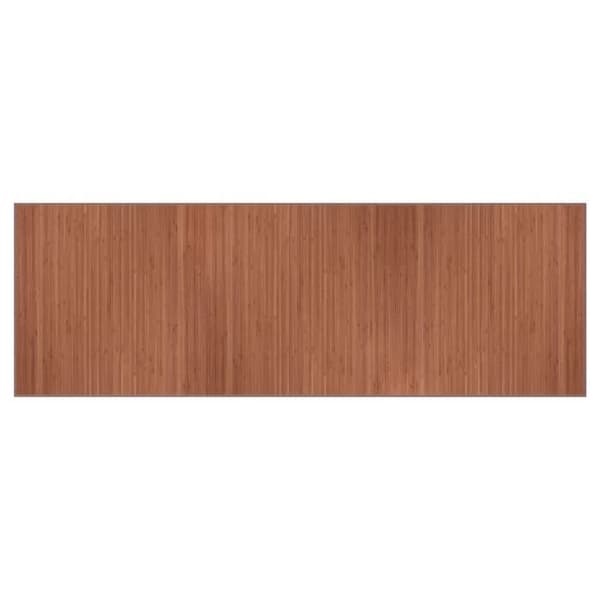 vidaXL Rektangulär matta brun 100x300 cm bambu, vardagsrumsmatta, köksmatta, rektangulär matta, sovrumsmatta 376950