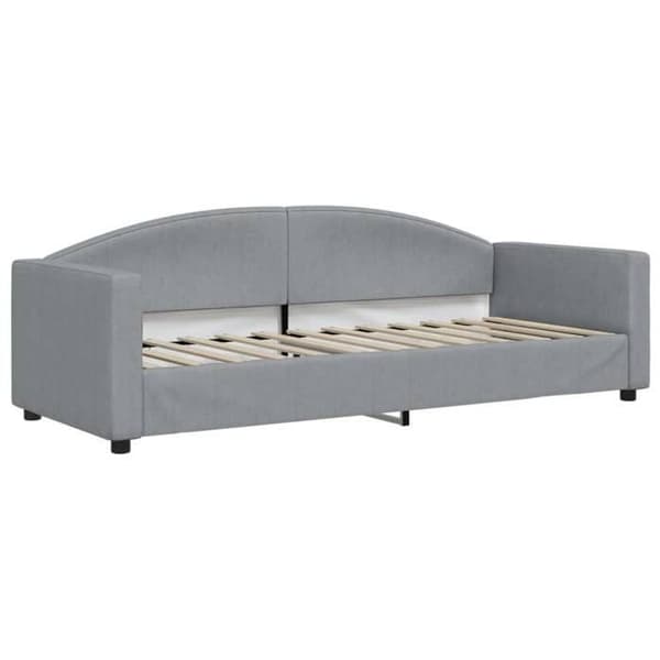 vidaXL Lätt grå sängsoffa 80x200 cm tyg 354106